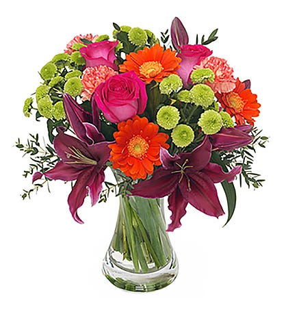 Florist Design - A Bouquet in Mixed Colors